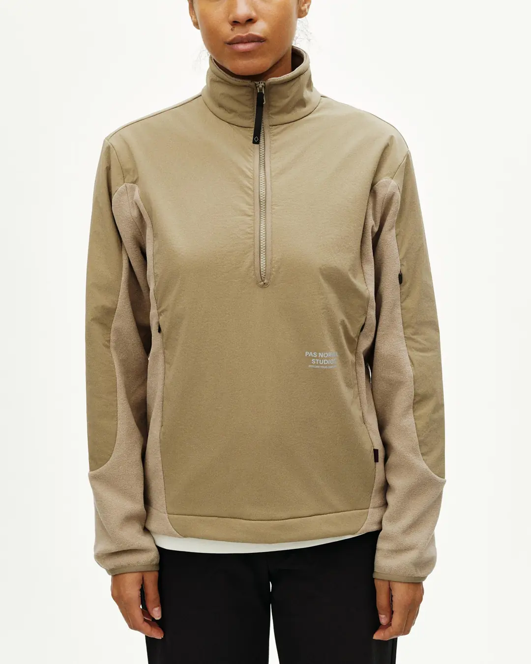 Off-Race Hafif Polar Yarım Fermuarlı Sweatshirt